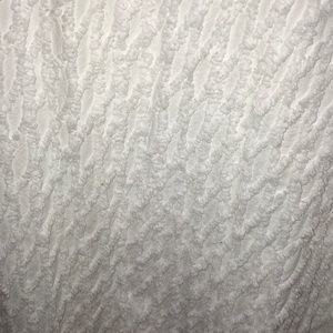 Diamond pattern chenille bedspread